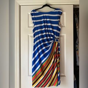 Tahari Arthur S Levine - Sleeveless Dress - Size 16 - Gold Zipper